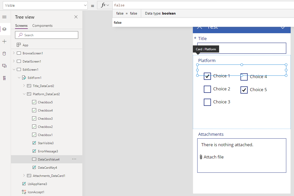 Make the drop down invisible