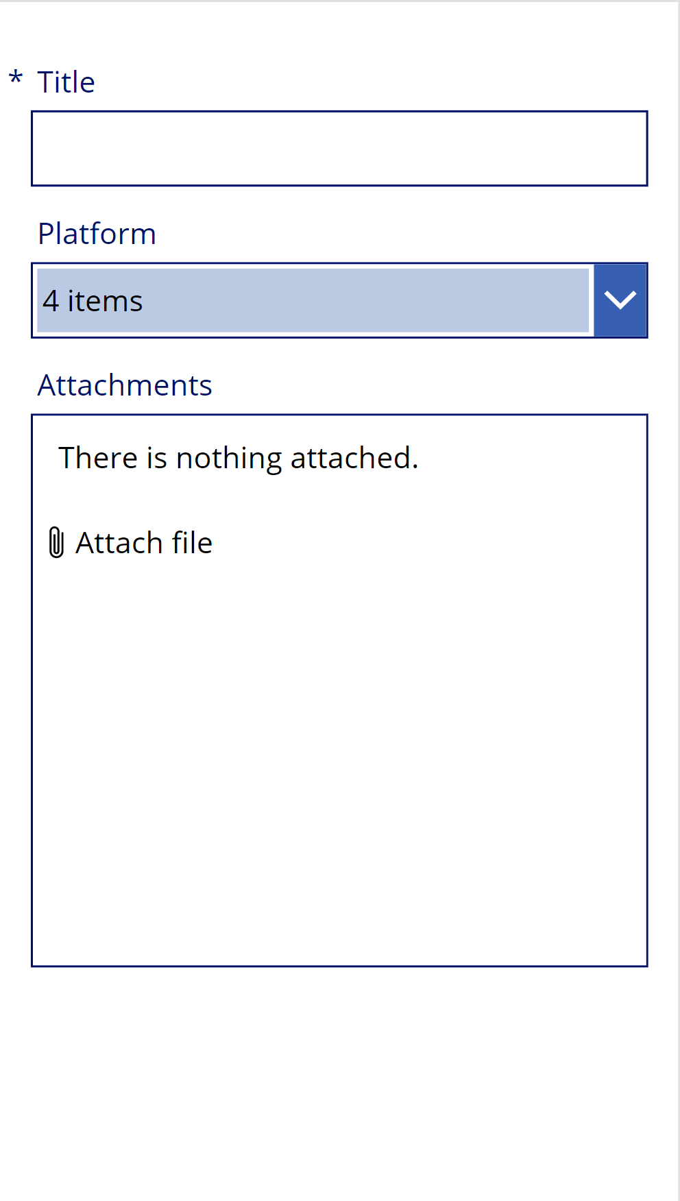 Review choices